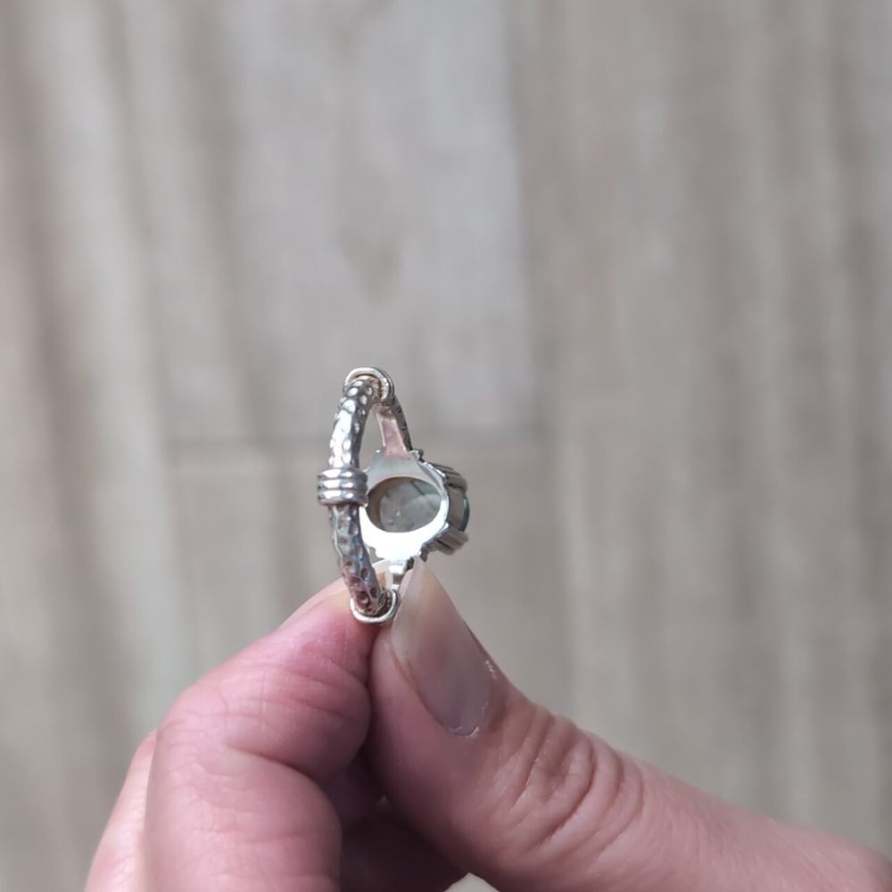 Sterling Silver Moonstone Ring - image 7